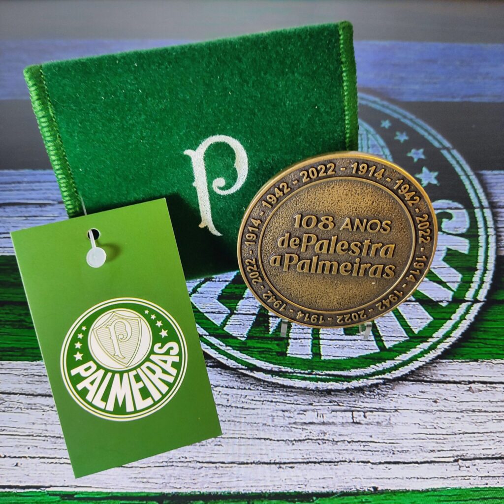 moeda palmeiras 108 anos