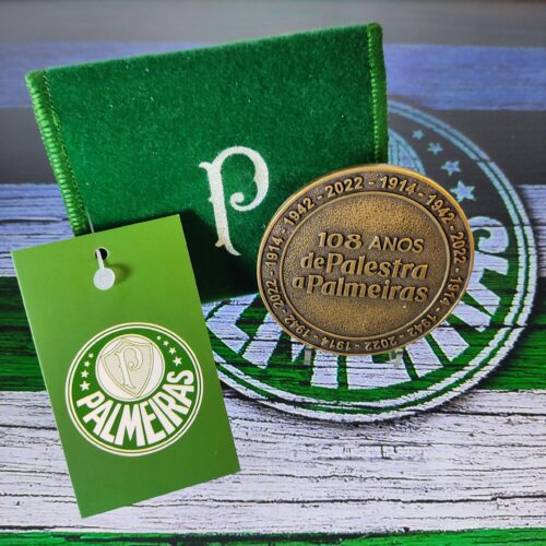 moeda palmeiras 108 anos