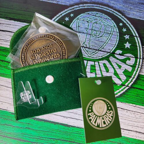 moeda palmeiras 108 anos