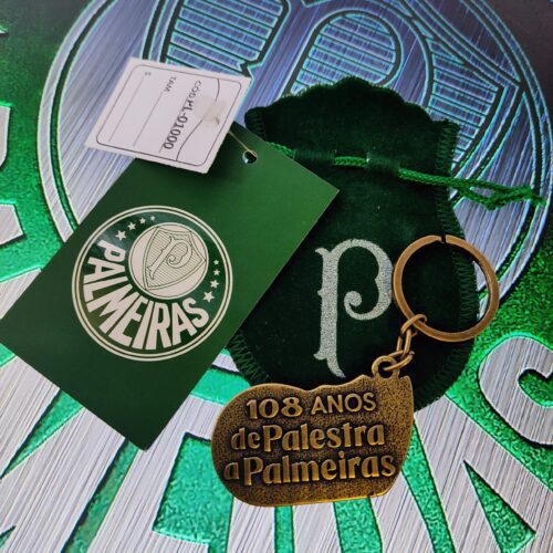 Chaveiro palmeiras oficial 108 anos