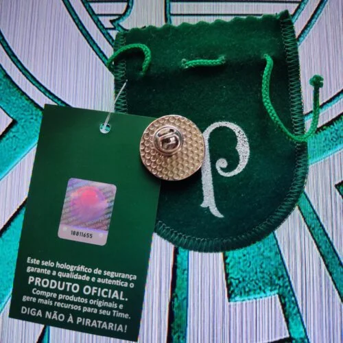 Pin Boton Broche Palmeiras Oficial Escudo 1914