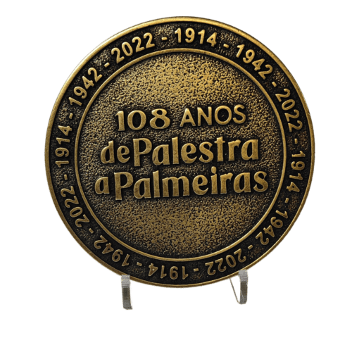 Moeda Palmeiras Oficial Comemorativa 108 Anos de Verdão!