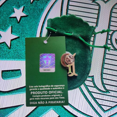 Pin Boton Broche Palmeiras Oficial 1915