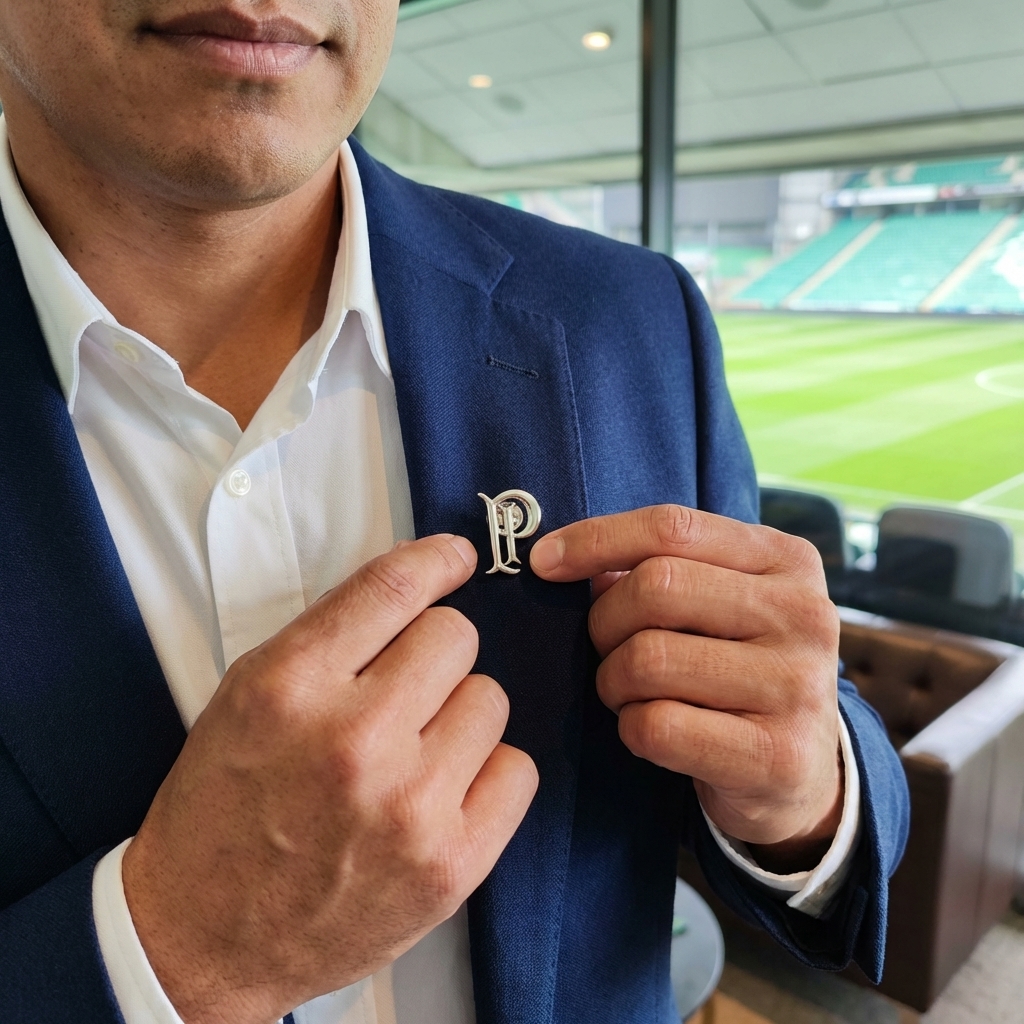 Pin Botton Palmeiras Oficial 1915 Primeiro Escudo Camisa – Sabiart - Imagem 2