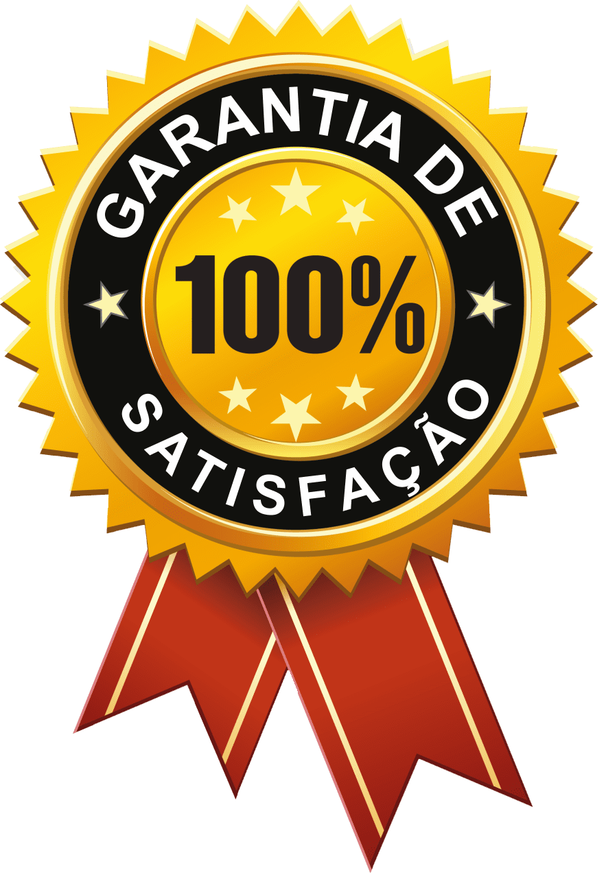 selo de garantia de satisfação 100%