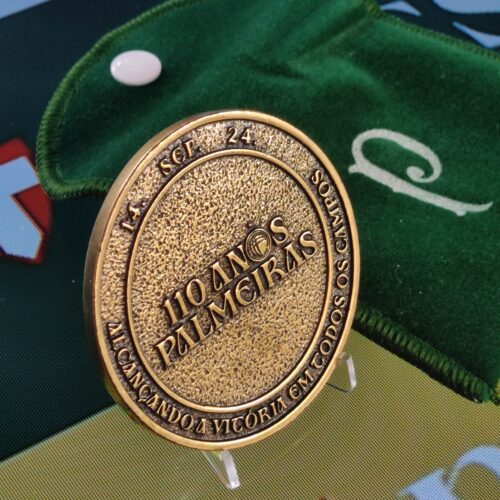 Moeda Palmeiras Oficial Comemorativa 110 Anos