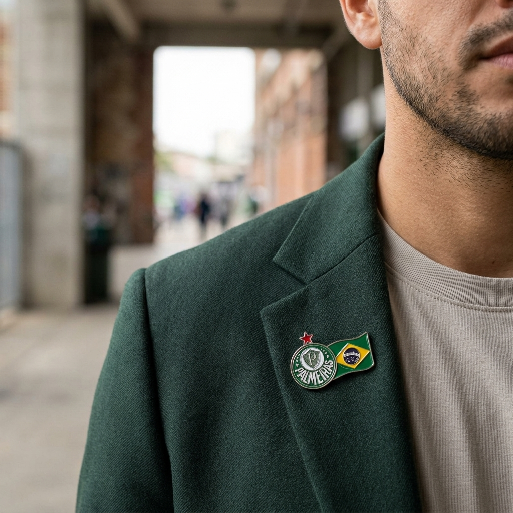 Pin palmeiras x brasil prateado oficial | Sabiart - Imagem 4