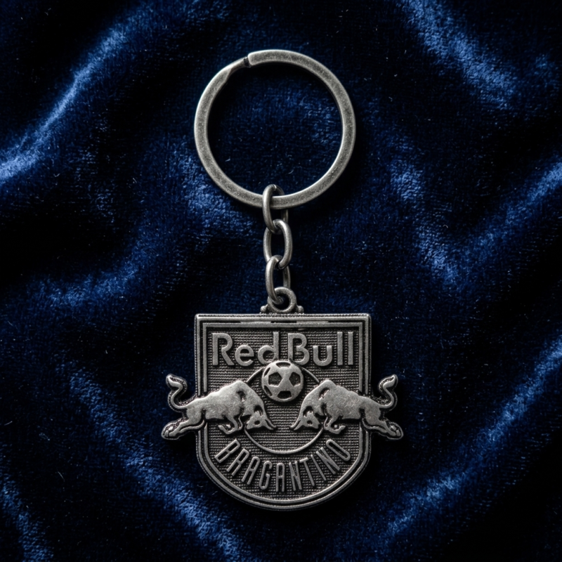 Chaveiro red bull bragantino preto fosco
