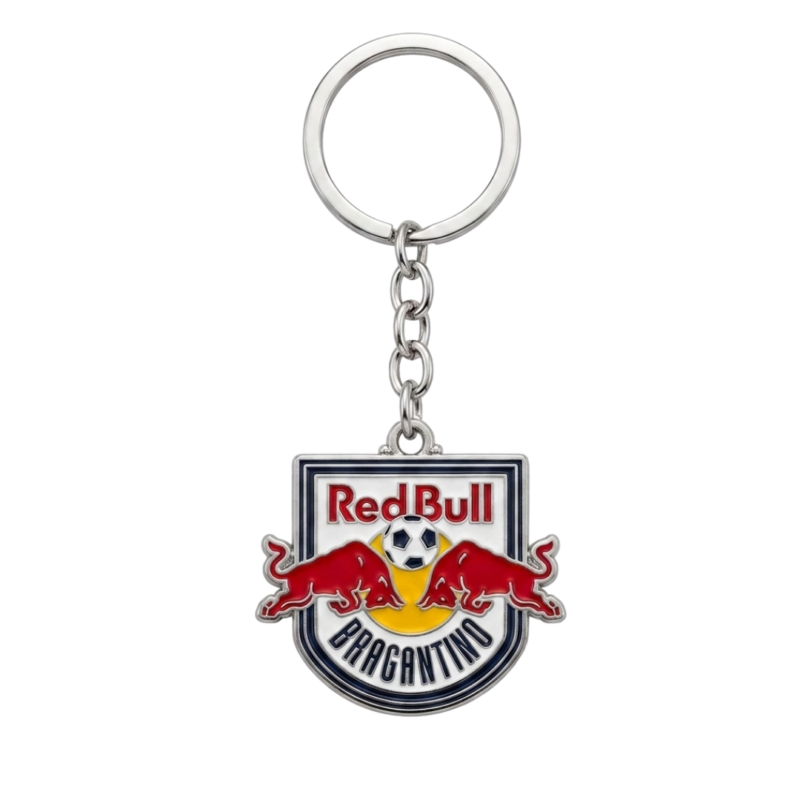 chaveiro red bull bragantino resinado oficial licenciado