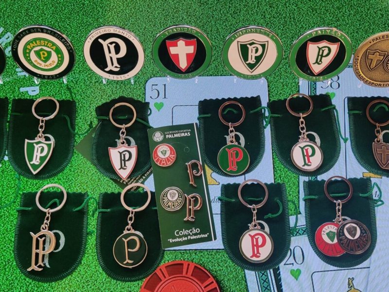 Brindes personalizados em metal - chaveiro do palmeiras